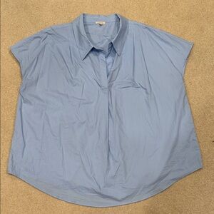 Light Blue Cap/Short Sleeve Blouse